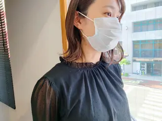 ミディアム カラー タカハシ ハヤトのヘアスタイル