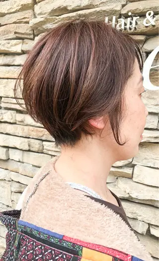 ショート 地毛風ストレート ⚡️下ノ村柊斗⚡️のヘアスタイル