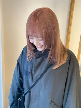 ミディアム knock所属・knock　國友 華乃のヘアスタイル