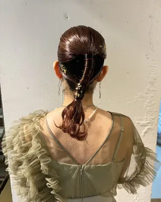 ヘアアレンジ サソウ ユリエ🥥のヘアスタイル