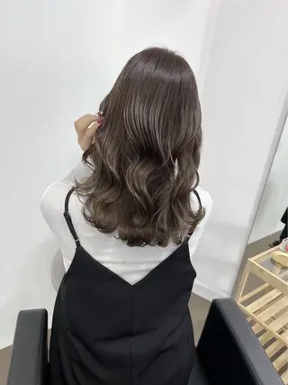 セミロング カラー KOH/髪質改善特化 /縮毛矯正のヘアスタイル