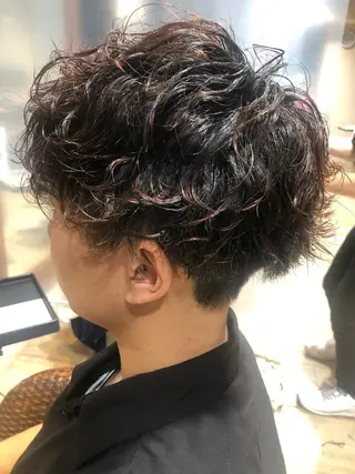 ショート パーマ メンズ メンズパーマ/ スパイキー/神田正紀のヘアスタイル