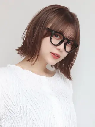 ショート COA GINZA所属・マコ / ボブカット /前髪顔まわりカットのヘアスタイル