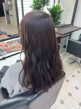 ロング カラー 韓国ヘア☁️ mitsukiのヘアスタイル