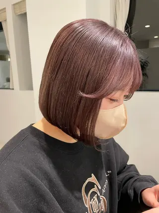 ミディアム 山田 和のヘアスタイル