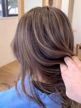 ミディアム カラー KIZU 髪質改善 オカルト怪談のヘアスタイル