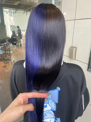 ロング カラー 🧸プルエクステ❤︎ ネイルKAO🧸のヘアスタイル