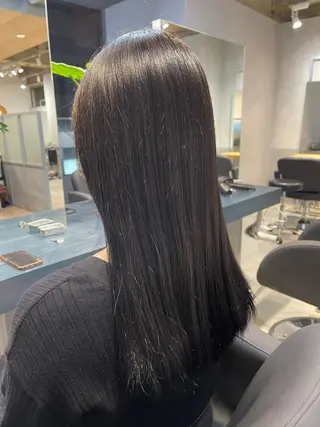 セミロング カラー 🌿新木 彩加🌿のヘアスタイル