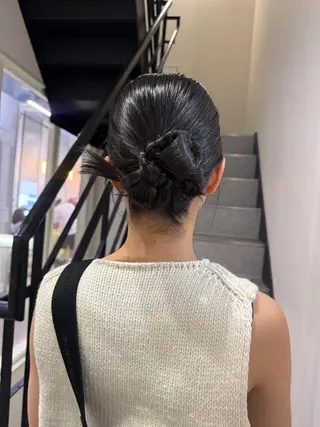 ロング ヘアアレンジ 福岡透明感カラー/ 髪質改善/ayaneのヘアスタイル