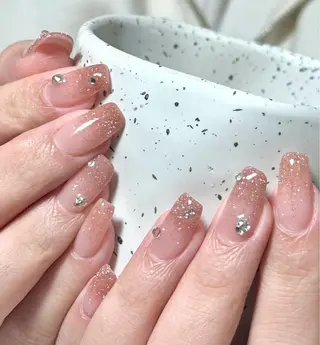 ネイル candy nail 韓国風ワンホンネイルのネイルデザイン