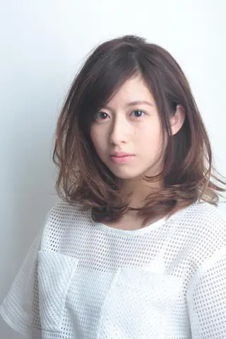 ミディアム カラー RESBORN所属・長岡 大偉のヘアスタイル