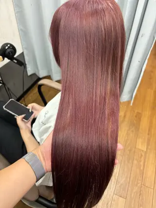 ロング 猪股 華乃のヘアスタイル