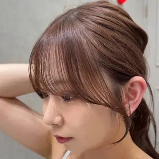 セミロング ブリーチなし レイヤーKYONのヘアスタイル