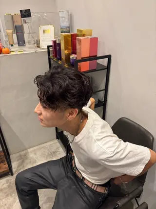 パーマ メンズ 🤍 maaya🤍のヘアスタイル
