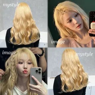 ロング カラー 韓国ヘア🇰🇷透明 感カラー/yui💞のヘアスタイル