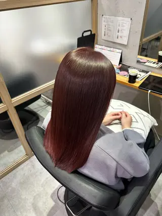 ロング JOS所属・上野ハイトーン/デ ザイン✂︎touiのヘアスタイル