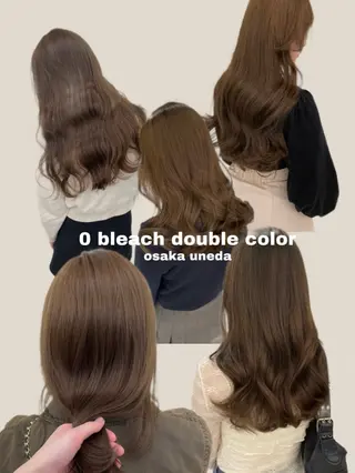 ロング カラー ヘアアレンジ maoブリーチ無し 似合わせカラーのヘアスタイル