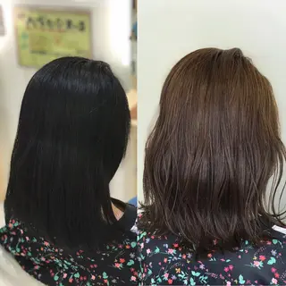 ミディアム カラー AVANCEなかもず店所属・AVANCE 長尾 尚悟のヘアスタイル