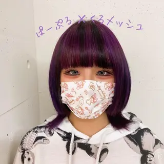 ミディアム カラー ミルミー美容室所属・🦄💒💓齎藤 七海子🦄💒💓のマツエク・マツパデザイン