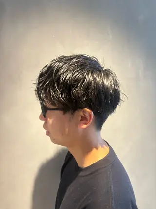 ショート パーマ メンズ 入沢 花音 【メンズ特化】のヘアスタイル