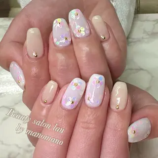 ネイル ラウバイマノマノ なかざとのネイルデザイン