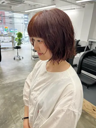 カラー 酒井 美里のヘアスタイル