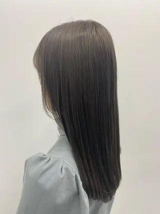 ロング カラー aoi ♡グレージュ ・ベージュカラーのヘアスタイル