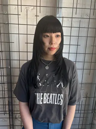 カラー AYANE 韓国ヘア /レイヤーカットのヘアスタイル