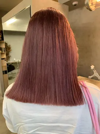 セミロング カラー Haru/THREE …by velvetのヘアスタイル