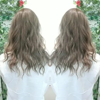 ミディアム カラー 植田 /エクステ /ブリーチ/髪質改善のヘアスタイル