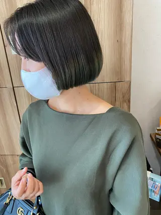 ショート カラー ヘアアレンジ パーマ指名No1 /namiのヘアスタイル