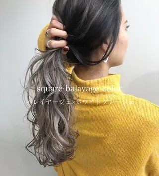 ロング カラー ヘアアレンジ 髪質改善land千葉所属・阿部 圭悟のヘアスタイル