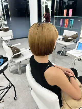 ミディアム カラー はるか/ブリーチカラ ー/ヘアアレンジ🤍のヘアスタイル