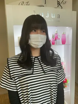 ロング カラー パーマ Gain KAKKY 池下駅徒歩3分のヘアスタイル