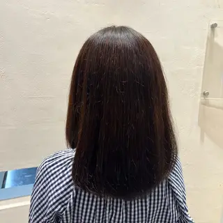 ミディアム 野沢 知花のヘアスタイル