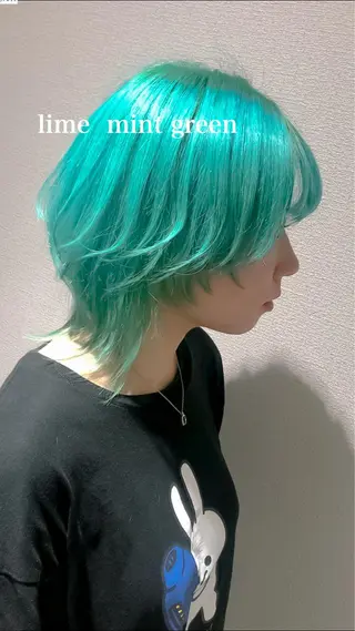 ミディアム カラー Selenehair 三条本店のヘアスタイル