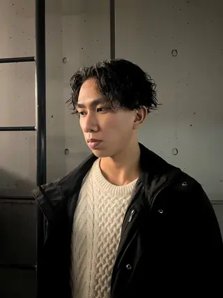 パーマ メンズ fifth神宮前 HIN★T★のヘアスタイル