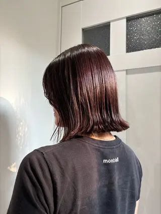 カラー AO所属・Haruka🌺 /ボブ/海外ヘアのヘアスタイル