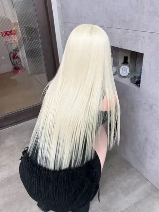 ロング ✨ブリーチカラー/ 艶髪suzu🪽🤎のヘアスタイル