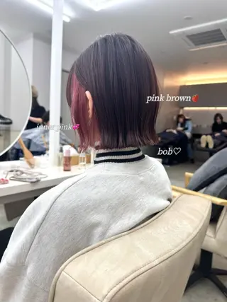 ショート カラー ボブ美容師💛 AYUMIのヘアスタイル