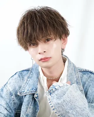 カラー パーマ メンズ 飯塚 想のヘアスタイル