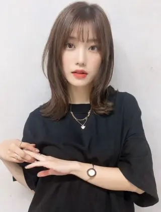 ミディアム Natsuki OZ安積店のヘアスタイル