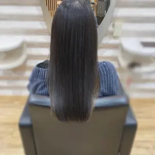 ロング カラー カラーダメージが艶々 『ケア特化店』KONのヘアスタイル