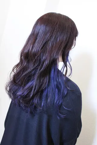 ロング カラー 土居 正季のヘアスタイル