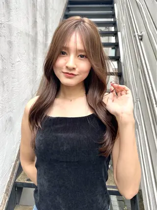 ロング カラー 美容学校2年生限定 muscali💓のヘアスタイル