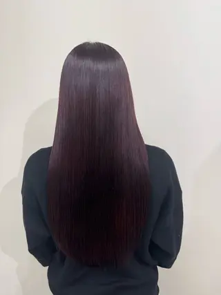 ロング カラー ゆ う あのヘアスタイル