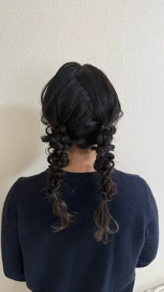 ロング ヘアアレンジ カラー/ヘアセット Nanami💗のヘアスタイル