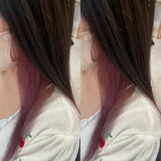 カラー theBRIDGE/ 神谷ゆうなのヘアスタイル