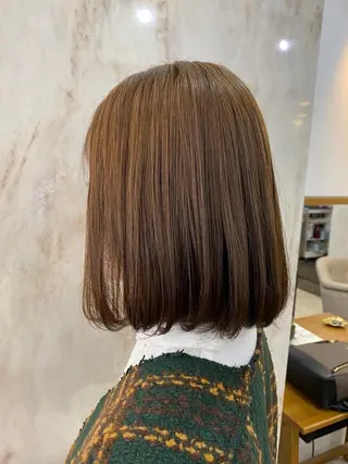 セミロング カラー 池田隼也 メンズ/パーマのヘアスタイル