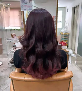 ロング カラー おおた きょうかのヘアスタイル